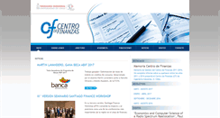 Desktop Screenshot of centrodefinanzas.cl